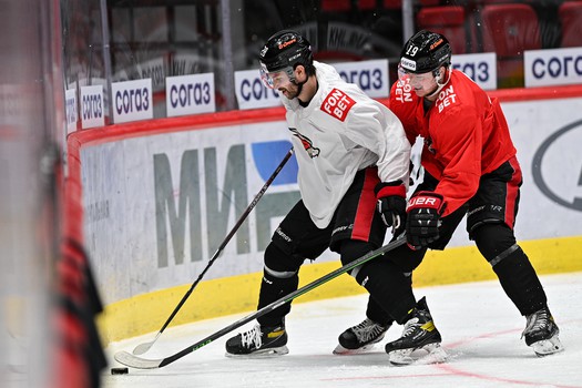 Раскатка «Авангарда» перед пятым матчем серии с «Сибирью»