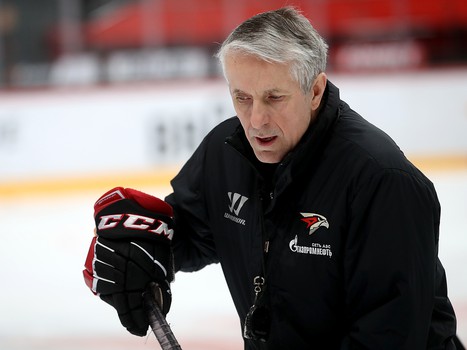 Раскатка «Авангарда» перед матчем с «Нефтехимиком»