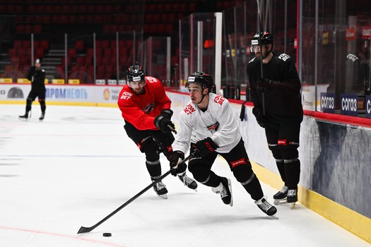 Открытая тренировка «Авангарда» для СМИ