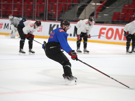 Тренировка «Авангарда» во время паузы в чемпионате