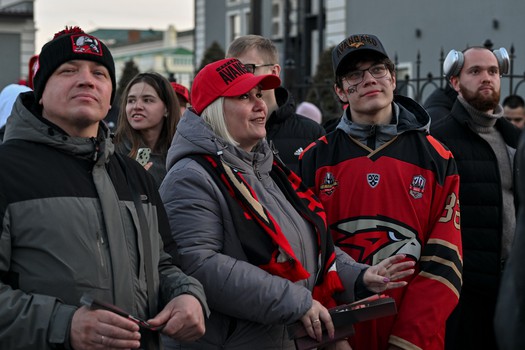 Фан-зона «Авангарда» в Городском саду
