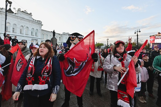Фан-зона «Авангарда» на Пешеходном Любинском