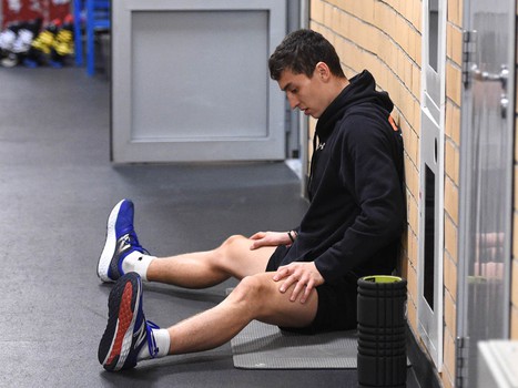 Раскатка "Авангарда" перед выездным матчем с "Динамо" Мск