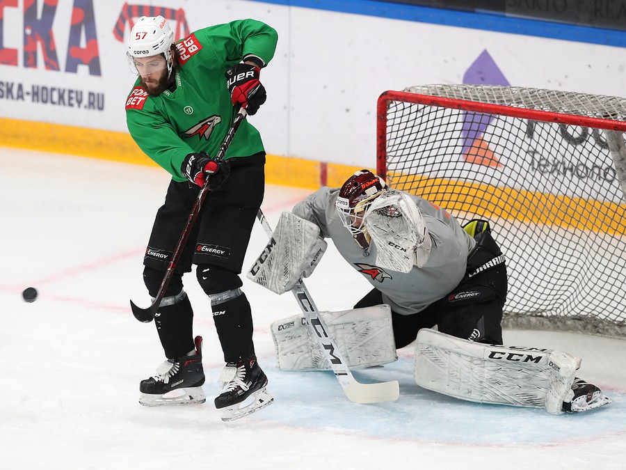 Раскатка «Авангарда» перед пятым матчем финальной серии с ЦСКА