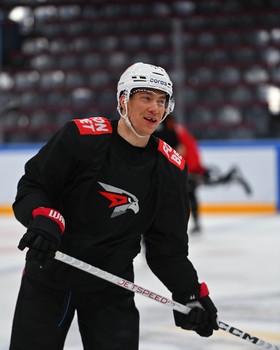 Тренировка «Авангарда» в Магнитогорске