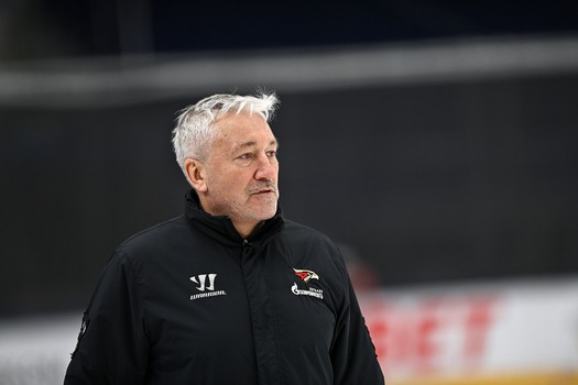 Раскатка «Авангарда» перед третьим матчем серии с «Сибирью» в Новосибирске