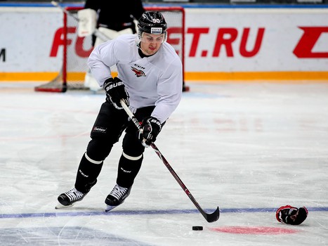 Раскатка «Авангарда» перед матчем со «Спартаком»