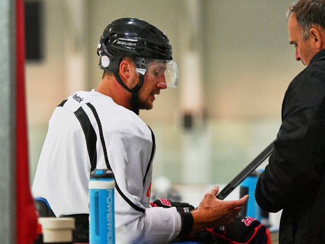 Ледовая тренировка "Авангарда"