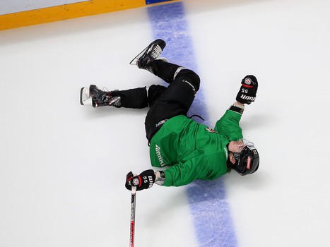 Раскатка «Авангарда» перед матчем с ЦСКА