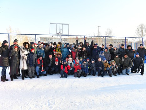 В Омске открыли площадки для занятий хоккеем