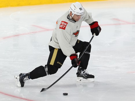 Тренировка «Авангарда» перед матчем в Екатеринбурге