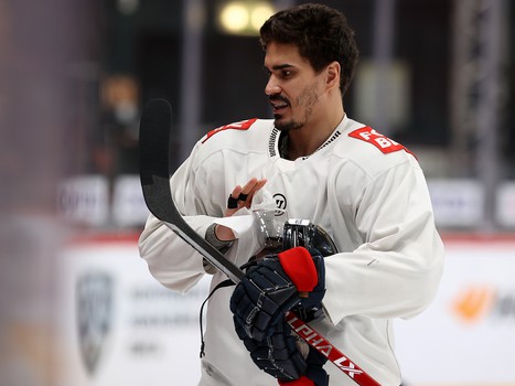 Раскатка «Авангарда» перед четвёртым матчем серии с «Металлургом»