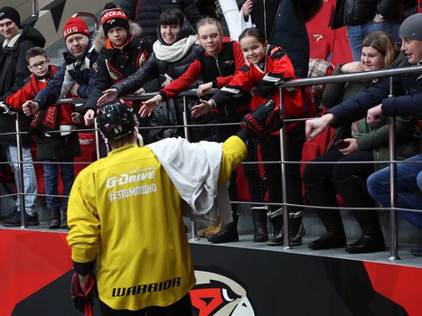 Открытая тренировка «Авангарда» для прессы и болельщиков