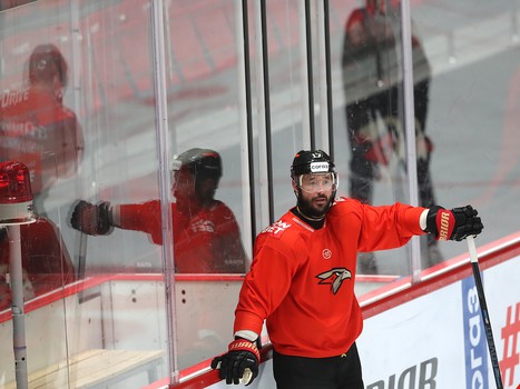 Раскатка «Авангарда» перед третьим матчем серии с «Ак Барсом»