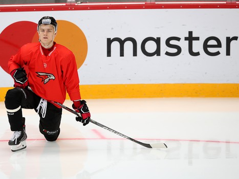 Раскатка «Авангарда» перед матчем с рижским «Динамо»