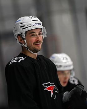 Тренировка «Авангарда» в Хоккейной Академии