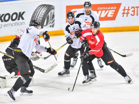 Раскатка "Авангарда" перед шестым матчем серии с "Салаватом Юлаевым"