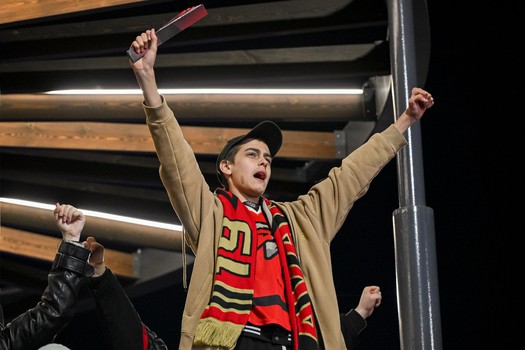 Фан-зона «Авангарда» в Городском саду