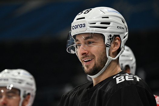 Раскатка «Авангарда» перед выездным матчем с московским «Динамо»