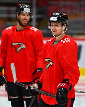 Раскатка «Авангарда» перед матчем с «Барысом»