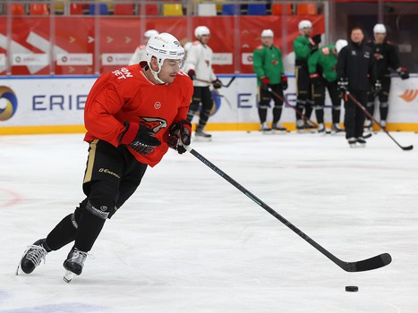 Раскатка «Авангарда» перед выездным матчем со «Спартаком»