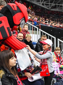 09.03.2017. 1 матч серии 1/2 финала. "Авангард" - "Ак Барс" 1:2 ОТ