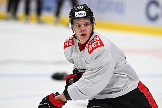 Тренировка «Авангарда» перед матчем с «Металлургом»