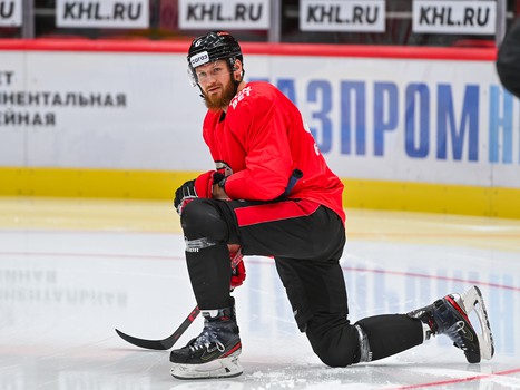 Раскатка «Авангарда» перед домашним матчем с «Сибирью»