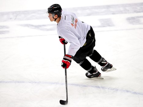 Раскатка «Авангарда» перед матчем с «Автомобилистом»