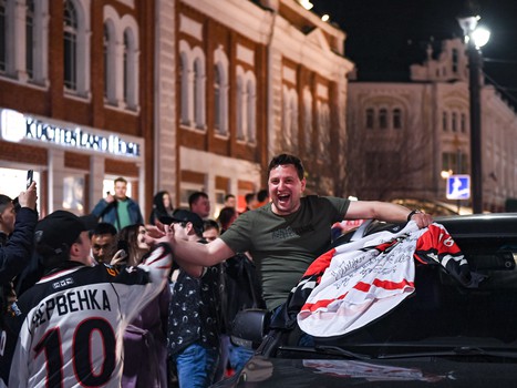 Омск празднует чемпионство «Авангарда»!