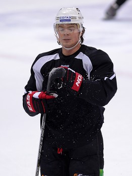 Раскатка "Авангарда" в Астане перед матчем с "Барысом" 17 сентября 2013