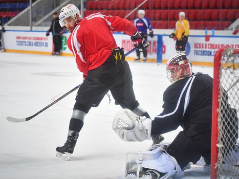 Раскатка "Авангарда" перед выездным матчем с ЦСКА