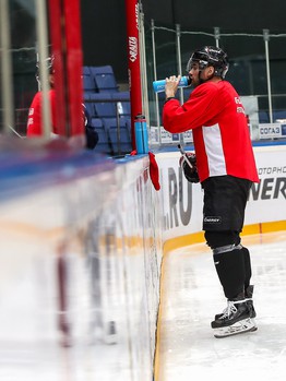 Открытая тренировка «Авангарда» для СМИ