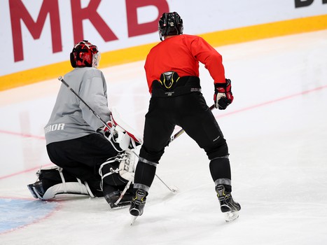 Раскатка «Авангарда» перед матчем с ЦСКА