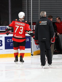 Фотографирование команды перед плей-офф