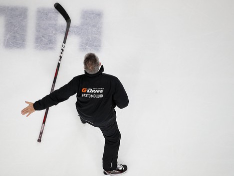 Раскатка «Авангарда» перед матчем с «Барысом»