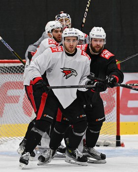 Тренировка «Авангарда» в Омске