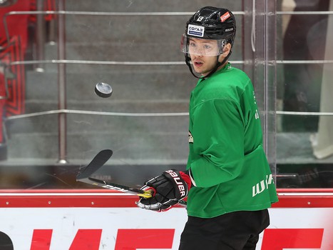 Раскатка «Авангарда» перед матчем с «Адмиралом»