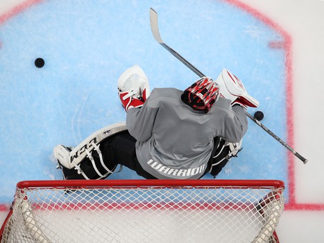 Раскатка «Авангарда» перед матчем с ЦСКА