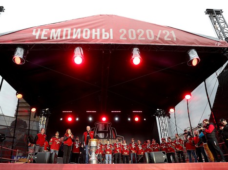 Чемпионский праздник «Авангарда» в Балашихе