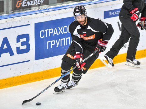 Раскатка "Авангарда" перед матчем с "Йокеритом"