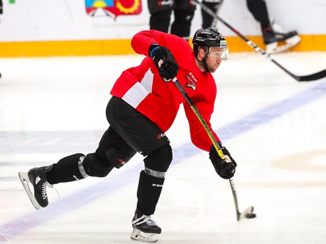 Раскатка «Авангарда» перед матчем с «Куньлунь Ред Стар»