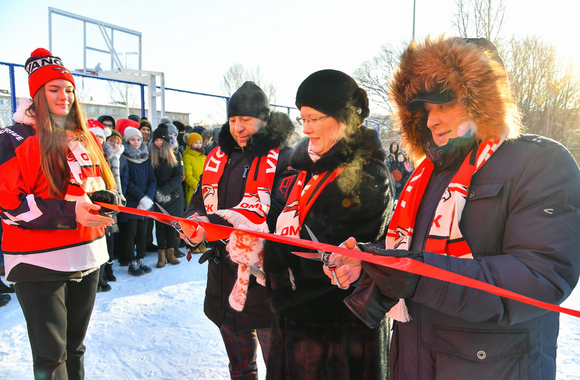 «Массовый хоккей - фундамент Академии «Авангарда». В Омске открыли площадки для занятий хоккеем (ВИДЕО)