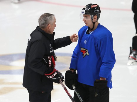 Раскатка «Авангарда» перед матчем с «Трактором»