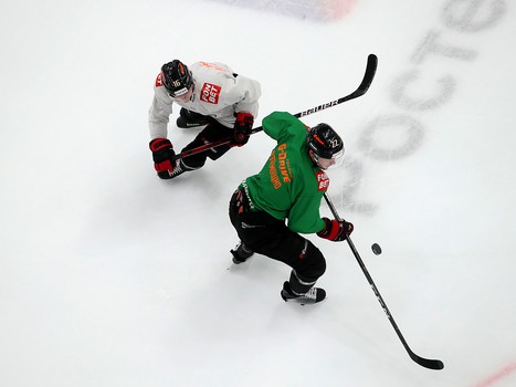 Тренировка «Авангарда» во время паузы в чемпионате