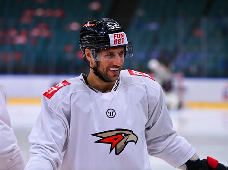 Раскатка «Авангарда» перед матчем с «Сибирью»