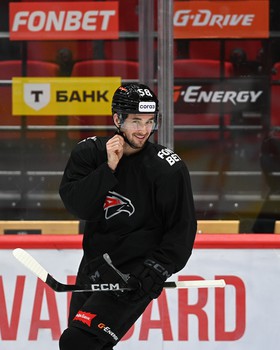 Раскатка «Авангарда» перед матчем с «Металлургом»