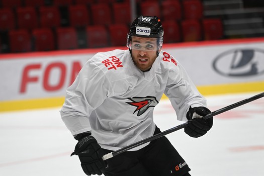 Тренировка «Авангарда» перед матчем с «Адмиралом»