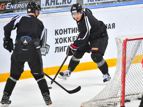 Раскатка "Авангарда" перед игрой со "Спартаком"