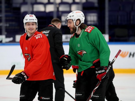 Раскатка «Авангарда» перед вторым матчем серии с «Ак Барсом»